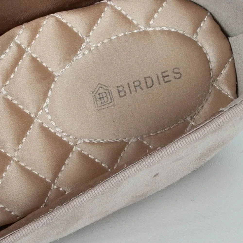 Birdies The Starling Suede Loafers Flats Beige Slip On‎ Size 9 Preppy Comfort
